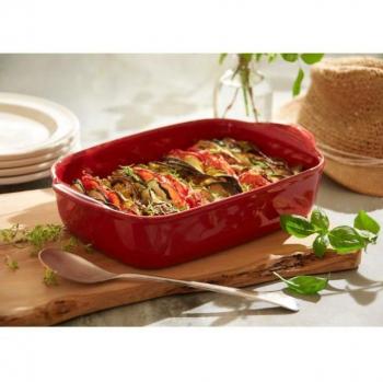 Emile Henry Burgundy Square Baking Dish 28 x 24 cm