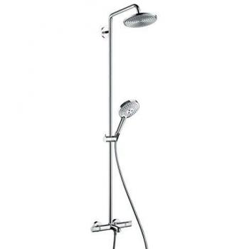 Hansgrohe 27117000 Raindance Select S 240 columna de ducha para bañera, 3 tipos de chorro, cromo