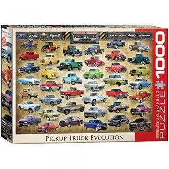 Puzzle Eurographics - Evolución de Camiones Pickup, 1000 piezas