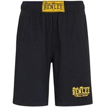 BENLEE Rocky Marciano Hombre Men Jersey Pantalones Cortos Prescott, Hombre, Men Jersey Shorts Prescott, Negro, XXXL