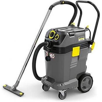 Kärcher NT 50/1 Tact Te M Aspiradora Profesional para Polvos Peligrosos, Color Negro, Capacidad de 50 Litros, Potencia de 1380 W