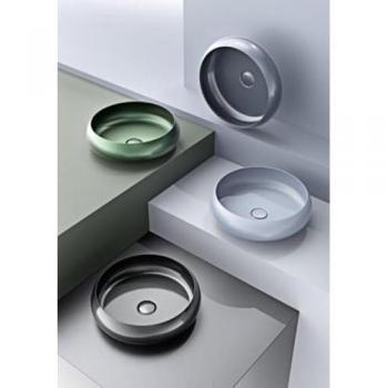 Lavabo de Encimera Bette Craft A240, 35x35x12cm, Sin Agujero para Grifo, Color Blanco con BetteGlasur Plus