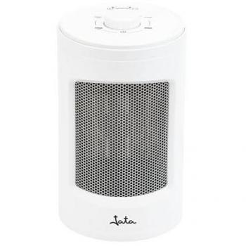 Calefactor Eléctrico Cerámico Jata JCTC1930 - Bajo Consumo 1200 W, Oscilante 65°, Termostato Regulable, 2 Modos (600/1200 W), Compact