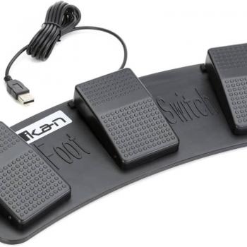 Ikan PT-PEDAL Teleprompter Foot Control Pedal