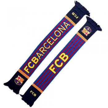 BUFANDA OFICIAL FC BARCELON DOBLE 2 CARAS TUBULAR BLAUGRANA 150X18CM