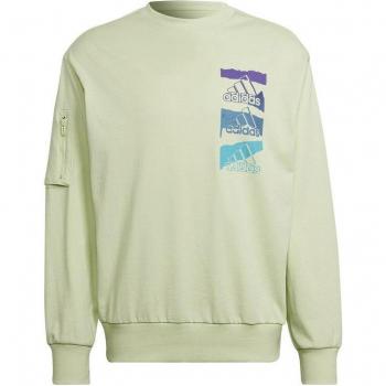 Sudadera adidas essentials brandlove verde Talla L