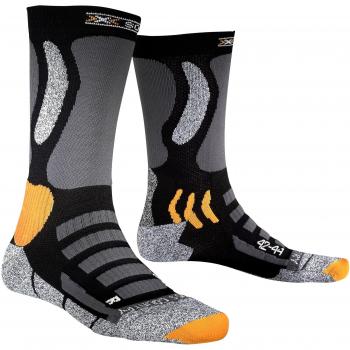 X-Socks Funktionssocke Ski Cross Country - Calcetines para hombre, color negro, talla 42-44