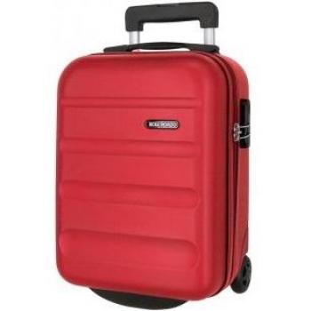 Maleta de cabina Roll Road Flex rígida 40cm rojo