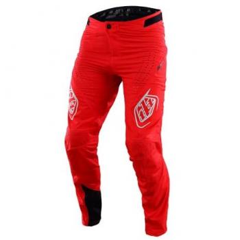Pantalones de bicicleta Troy Lee Designs Sprint Rojo, tamaño 34, características: diseño ligero y transpirable, ajuste cómodo, refuerzos en las rodillas, múltiples bolsillos, ideal para ciclismo de montaña