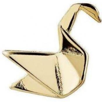 Ear Candy - Piercing Cygne elaborado de plata bañado en oro amarillo 18k