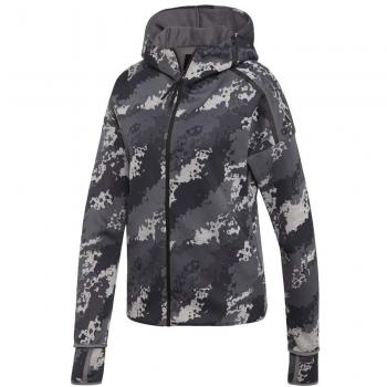 adidas Z.N.E. Hoodie All Over Print Iterati Hooded Track Top, Mujer, Multicolor