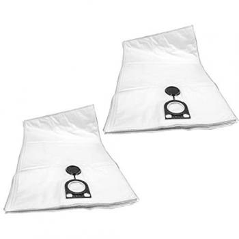 Bolsa Aspiradora VHBW 10x Compatible con Bosch GAS 35, GAS 35 AFC, GAS 35 L, GAS 35 M - Microfibra, 50 cm x 33 cm, Blanca