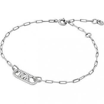Pulsera de Cadena de Eslabones Estilo Imperio Michael Kors MKC1656CZ040 en Plata de Ley 925 con Zircónia