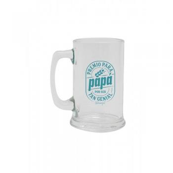 Jarra de Cerveza Premio para Papá por Ser Tan Genial - Día del Padre, 13x8x11 cm