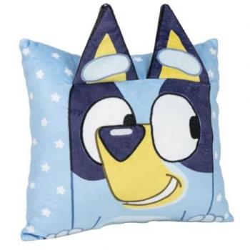 Cojín Bluey Original Forma y Diseño, Textura Suave y Agradable - Cojín Decoración Divertida para Niños y Fans