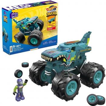 MEGA Construx Hot Wheels Monster Trucks Mega-Wrex HDJ95 Coche de Bloques de Construcción