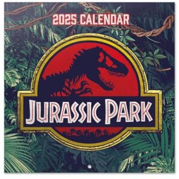 Calendario de pared 2025 Jurassic Park Erik multicolor 30x30 cm con espacio para anotar e ilustraciones