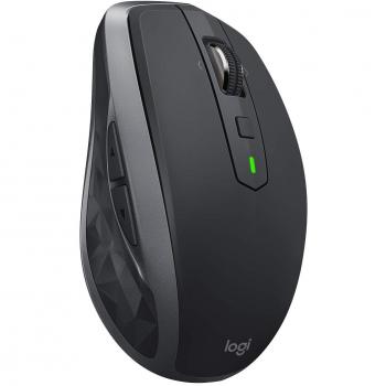 Ratón Inalámbrico Logitech MX Anywhere 2S, Bluetooth y RF, Sensor Darkfield 4000DPI, Compatible con PC/Mac/iPad OS, Negro