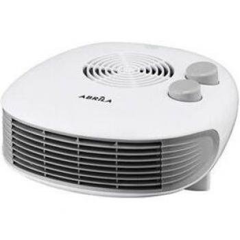 Termoventilador horizontal 2000W blanco con 3 funciones, termostato y control de luz piloto