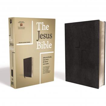 The Jesus Bible, ESV Edition, Leathersoft, Black