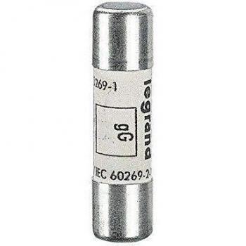 Fusible cilíndrico cerámico gG 10x38mm 1A sin indicador - Legrand