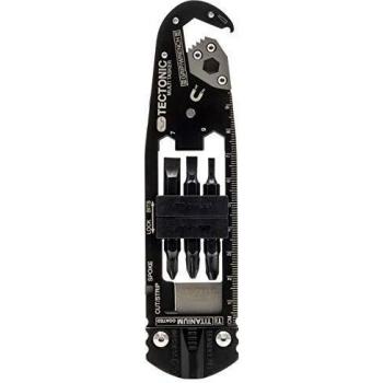 Herramienta Multifuncional Tectonic True Utility 154mm con Cierre y Set de Utensilios