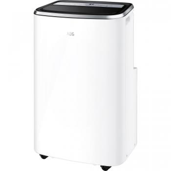 AEG AXP35U538CW ChillFlex Pro Aire Acondicionado Portátil - 9000 BTUs, Función de Frío/Deshumidificador/Ventilador, para Espacios de 40-50