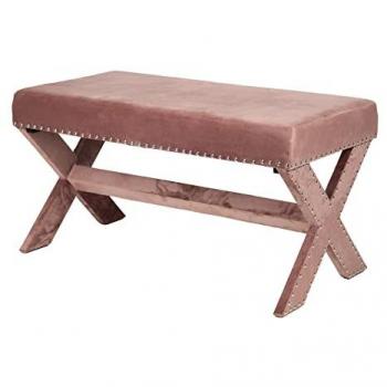 Puff Rosa Velvet 95x50x50 Cm - Decoración Elegante y Funcional