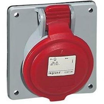 Legrand 555289 P17 Inbuilt Socket 400V 32A IP44 CEE Red