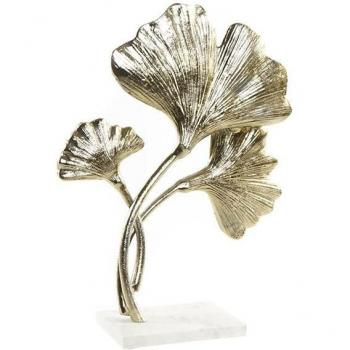Figura Decorativa DKD Home Decor de Aluminio y Mármol (30 x 10 x 44 cm)