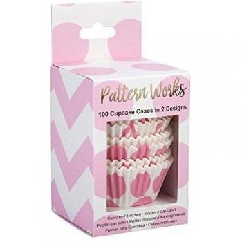 CSC Imports Neviti – Juego de funciona diseño de cupcake Cases Rosa, Paquete de 100 , color/modelo surtido