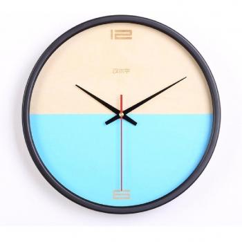 ZHGI Reloj de pared creativa, personalizada simple mesa, reloj, reloj de pared moderno, reloj de pared de 12 pulgadas,B