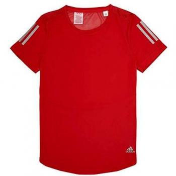 adidas Jg OT Run tee Camiseta, Niñas, Rojglo/Refsil, 140