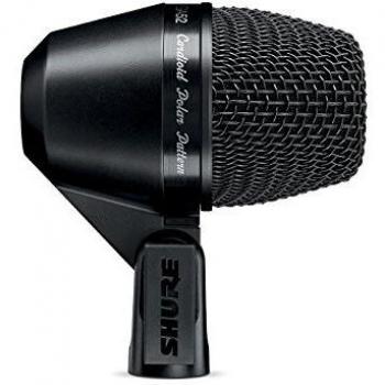Shure PGA52-XLR Cardioid Dynamic Kick Drum Microphone with XLR Cable and Accessories