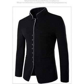 YL - Abrigo - Abajo - para hombre negro Large