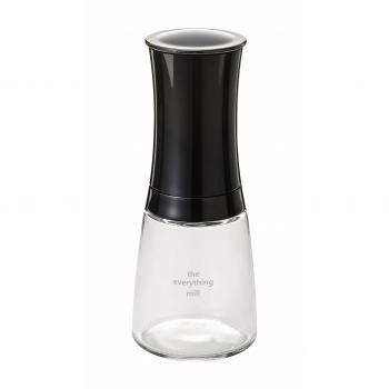 Molinillo Manual de Especias y Semillas Kyocera - 16 cm, Negro con Mecanismo de Cerámica