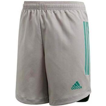 adidas Condivo 20 Shorts Pantalón Corto, Niños, Team Mid Grey/Glory Green, 140