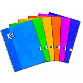 Cuaderno de espiral Oxford, 240 x 320 mm, cuadriculado 5x5, 180 páginas
