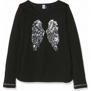 3 Pommes 3p10034 tee Shirt Ml Camiseta, Negro