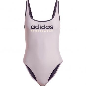 Bañador de natación adidas U-Back mujer lila, deportivo y preloved