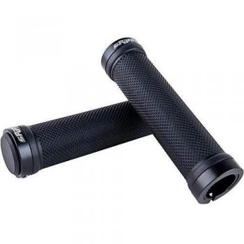 Spank Lock-On Black MTB Grips 30mm