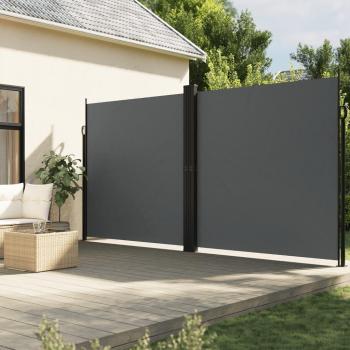 Toldo Lateral Retráctil Antracita 220x600 cm