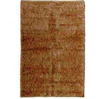 Alfombra Moderna de Pelo de Microfibra Beige 120x180 cm para Salón