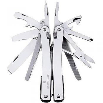Victorinox V30227.N Swiss Tool X, F/Nylon, SwissTool Spirit in Nylonetui, Silber, 3.0227.N, Gris, S