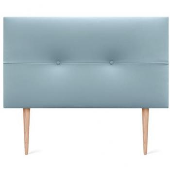 Cabecero Tapizado de Polipiel AQUALINE Pro Celeste 105x105cm con Patas para Camas 80/90/105