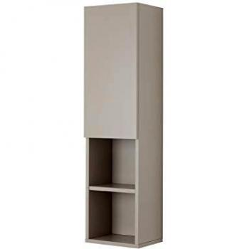 Mueble de baño tortora con puerta reversible 30x25x115 cm