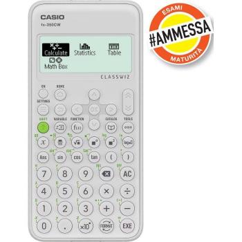 Calculadora científica Casio Classwiz FX-350EX Bolsillo Negra y Casio FX-350CW Blanca