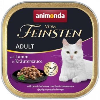 Megapack Animonda vom Feinsten Adult 32 x 100 g - con cordero y salsa de hierbas