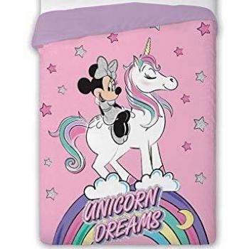 Edredón nórdico Minnie Mouse Disney Unicornio 180 x 260 cm