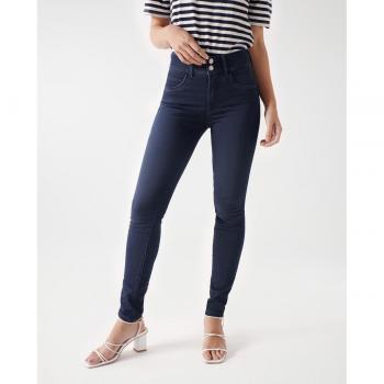 Vaquero de mujer pitillo tiro medio - Salsa Jeans Secret Push In Soft Touch